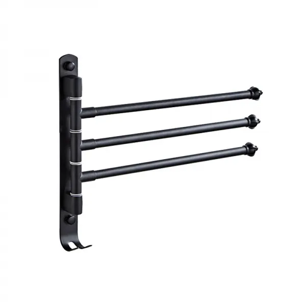 욕실 오금 스테인리스 수건걸이 회전 이벤트 수건 샤워타올 선반 욕실걸이 이벤트 3블랙