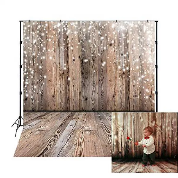 Lb Lb Rustic Wood Floor Photo Back10x10ft Vinyl Retro Wooden/41436603 상세내용참조