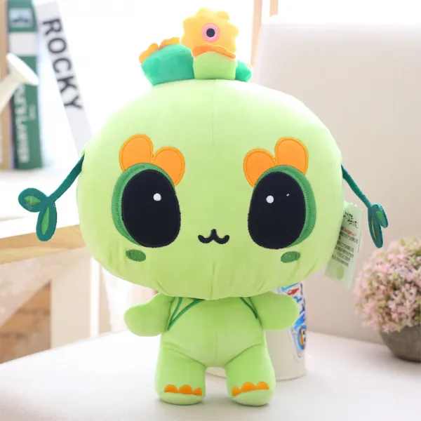 봉제인형 장난감 귀여운인형 공주 왕자 구미호, 형광 녹색, 7 인치 [17cm]cm