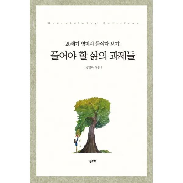 20세기 영미시 들여다 보기: 풀어야 할 삶의 과제들, 좋은땅