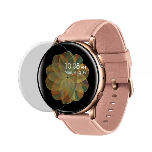 알럽스킨 갤럭시워치 액티브2 44mm 풀커버 액정보호필름 2매, 갤럭시워치 액티브2 44mm 투명