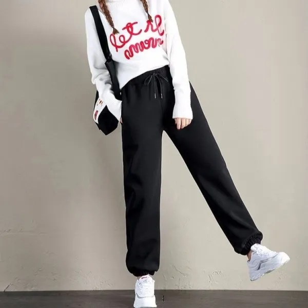 바른몰 여성 겨울 블랙 기모 바지