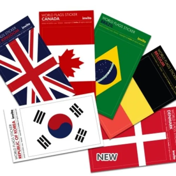 [텐바이텐] 세계 국기 스티커 World Flags Sticker