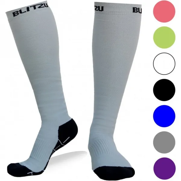 BLITZU 압축 양말 남성 여성 복구 실행 구호에 대 한 20-30mmHg