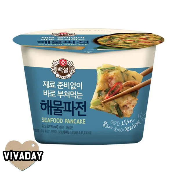 141 (주)에이스노즐 / MY 백설 바로부쳐먹는 해물파전 즉석식품 자취생 감자전 빈대떡/부침개/전, 단일 수량