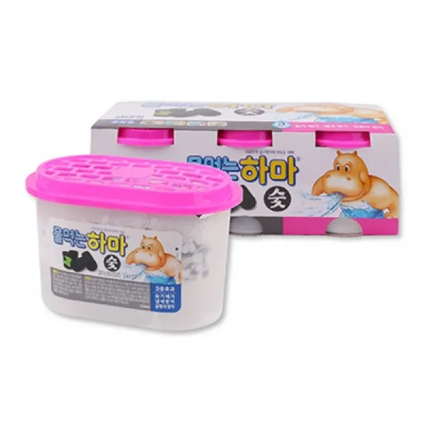 라u_물먹는 하마 숯 3개 제습재 탈취제습제 장농습기제거 옷장건조제 탈취/Jpd7348ea 옵션▨없음 옵션▨없음