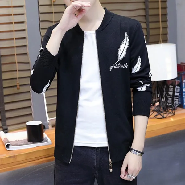 ZoneSHOP 남성 가을 브이넥 가디건 빅사이즈Q26
