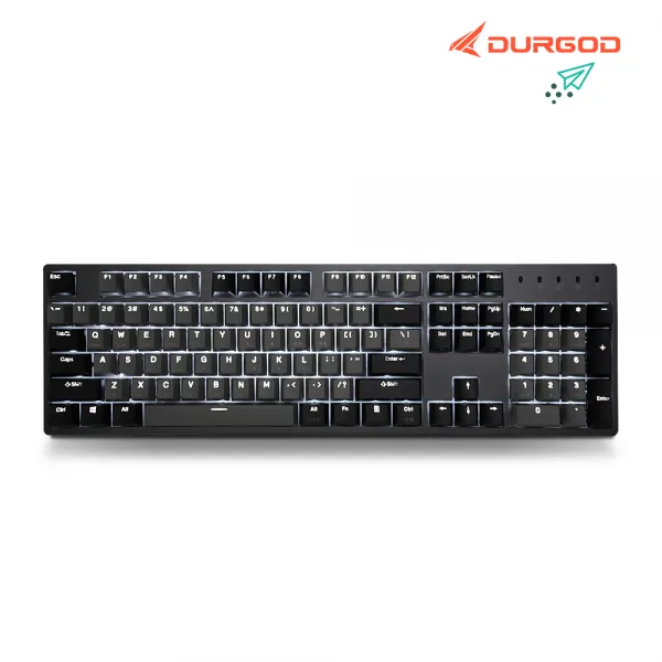 DURGOD 토러스 K310 LED 풀배열 투톤 한영 기계식 키보드 적축, 단품, 단품