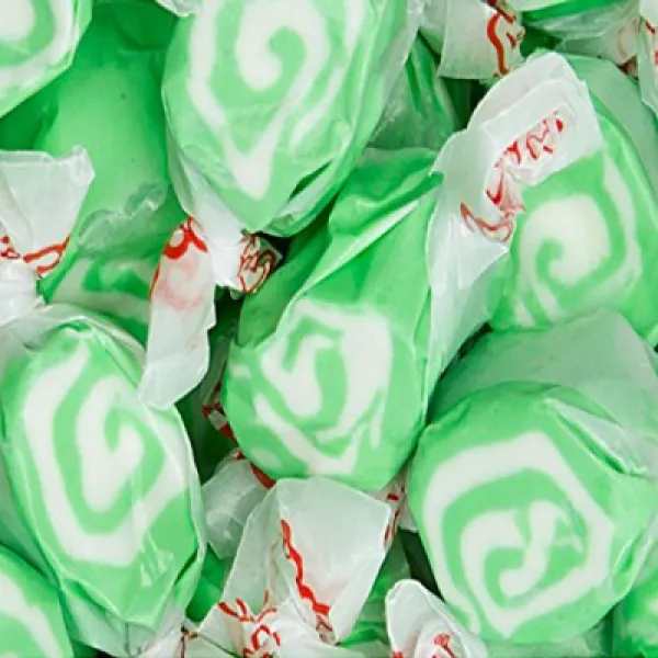 All Color Gourmet Salt Water Taffy (Key Lime 1 LB) 올 컬러 미식가 바닷물 태피 (키 라임 453.6g)