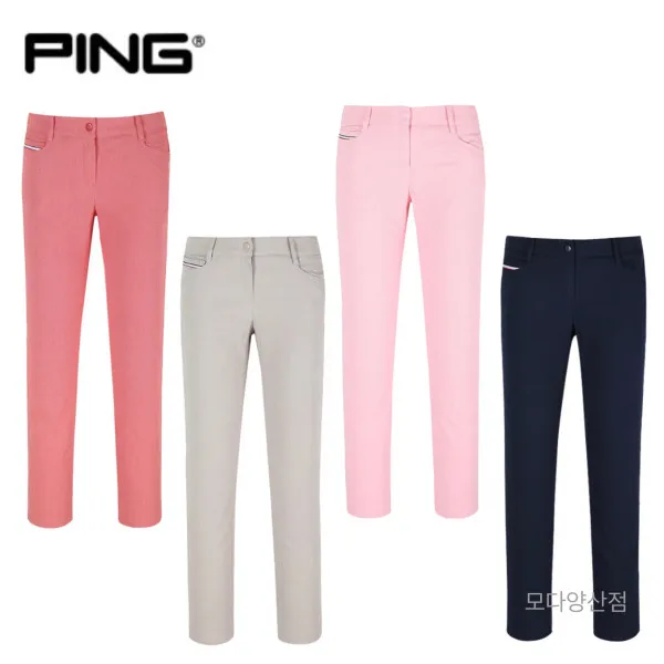 핑 여성 뒷 주머니 별 포인트 팬츠 12201PT952, 67