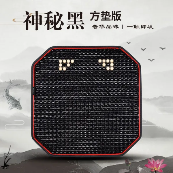 폭스바겐 뉴런 속력으로 날아오르는 군위 자동차 허리는 여름 나무 비즈 시트 등받이 허리 패드, MJ자은괴물 앞줄 신비 블랙