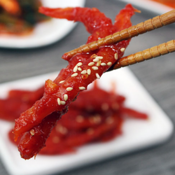 보름달식당 가정식반찬 수제반찬 골라담기 반찬 나물볶음 국 찌개 탕 모음 151종, 반찬 92. 더덕장아찌 210g*2팩