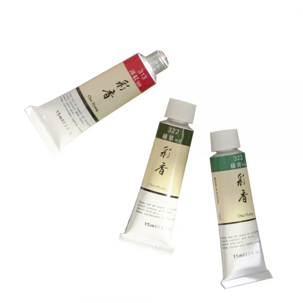 알파색채 채향 한국화 물감 15ml 낱색 [색상선택], 329 백군
