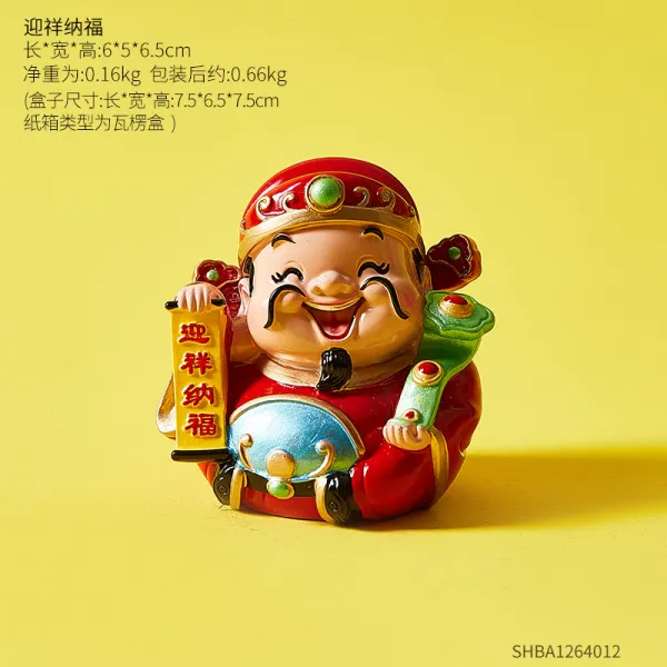 인테리어 장식품 1844# 작은아버지 사무실은 집에서 부자가 되기를 축하합니다 다소미얼 Z, 신을 맞이하여 복을 받다.