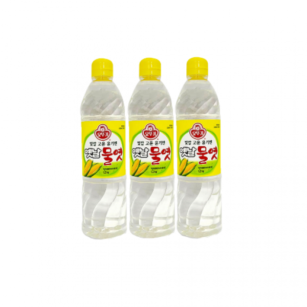 [트윈스몰] 빛깔 고운 윤기엔 오뚜기 옛날 물엿 (1.2kg), 3개