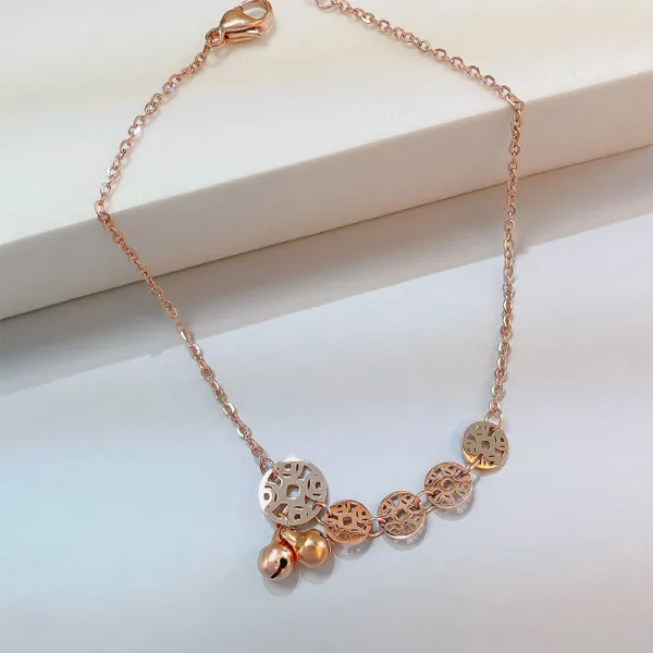 여성 행운의 사악한 격퇴 Anklets 안전 버클 Anklets 구리 돈 Anklets 인터넷 연예인 고급 Anklets 새로운 Anklets