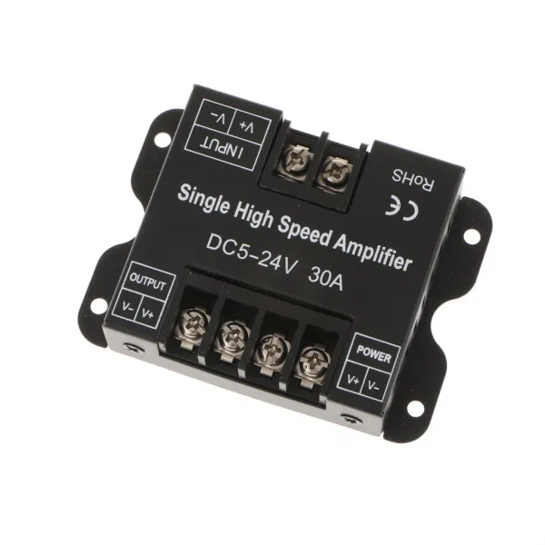 STKrgb 고속 증폭기지도 된 지구 빛 조광기 신호 중계자 dc 5v -24v