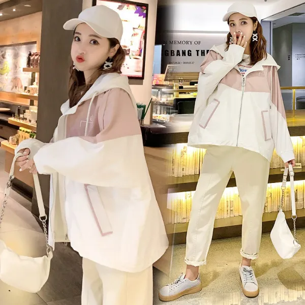 에이프릴래빗 재킷 여성 미니 2019신상품 와이드 데일리 점퍼 데일리 트렌치코트 Gk671