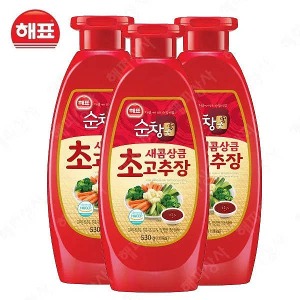 [해표] 순창궁 초고추장, 530g, 3개