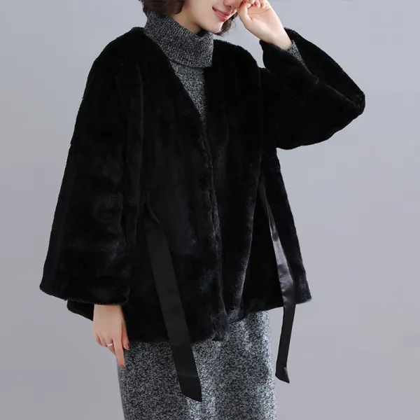 플랜글로벌 여성 심플리 양모 후리스 자켓