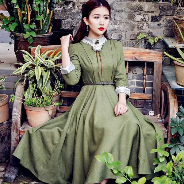 아토 미스터션샤인 김민정 개화기의상 레이스 프릴원피스14 GGF14 556993522105