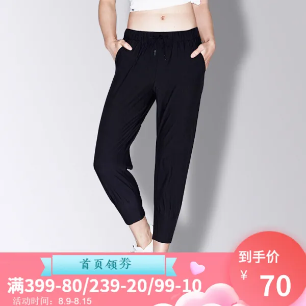 레깅스 여성 2019 봄 미니쿠션 구분 팬츠 레깅스 슬랙스 속건 통기 스포츠 여성팬츠 16727504 베이직 블랙-실직 L/170