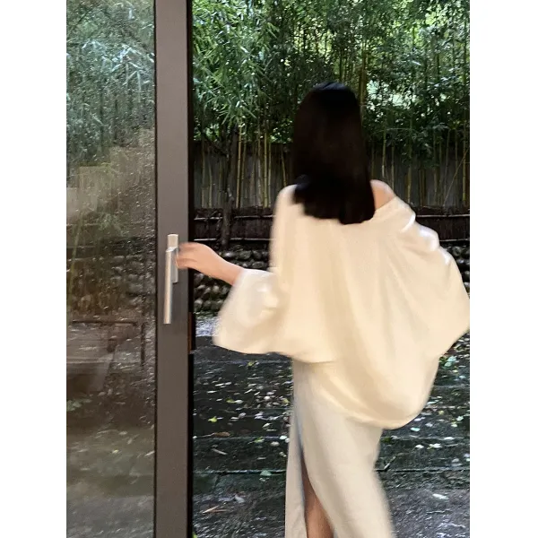 코트 아우터 원피스 중국식 스타일 현대 컷팅 사용 판결문을 작성함 나타내다 디자인 와이드 루즈핏 쓰리 2428688852