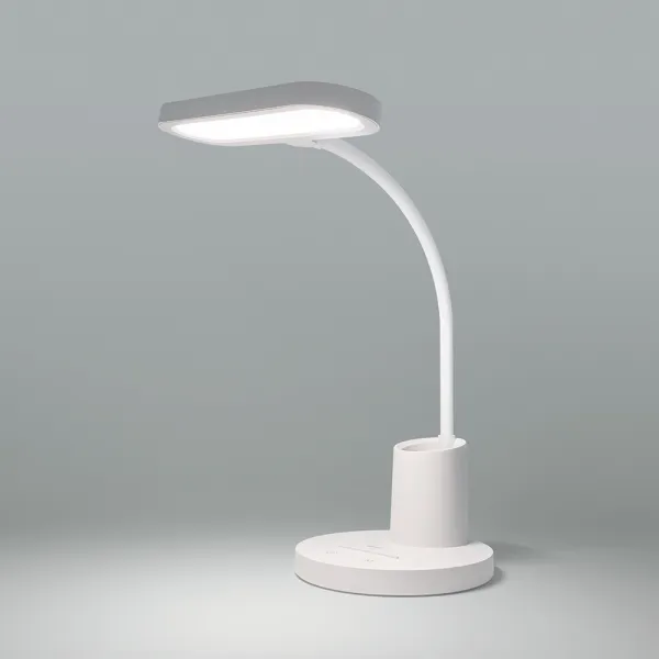 브로닉 펜홀더 LED 책상 무선 스탠드 핸드폰거치대 연필꽂이 조명