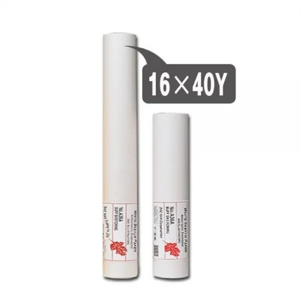 건축 설계사무소 트레싱지 18X50Y 제도용페이퍼 롤백상지 롤트레싱지, 1개