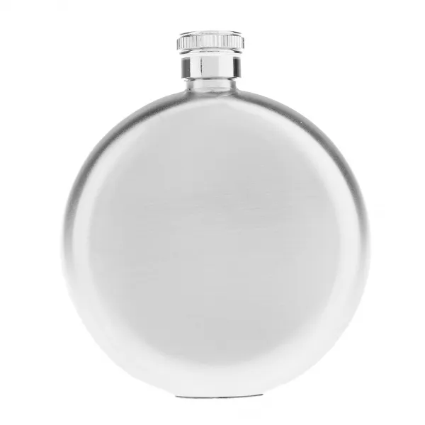 ZLD 위스키 알콜 병을 마시는 둥근은 5oz 나사 식 모자 진보적 인 플라스크