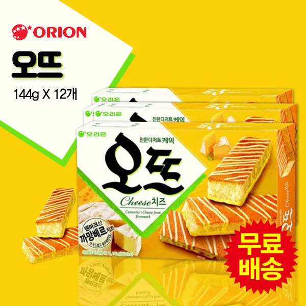 [신세계TV쇼핑]오리온 오뜨 치즈 144gx12개, 12개, 144g