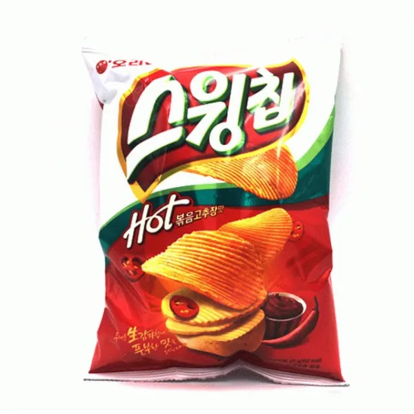 오리온 스윙칩 볶음고추장맛 20개 수입과자/대용량과자/간식/인간사료/봉지과자/과자세트/초코과자/쌀과자/사무실간식/새우깡, 단일 수량, 단일 구성품