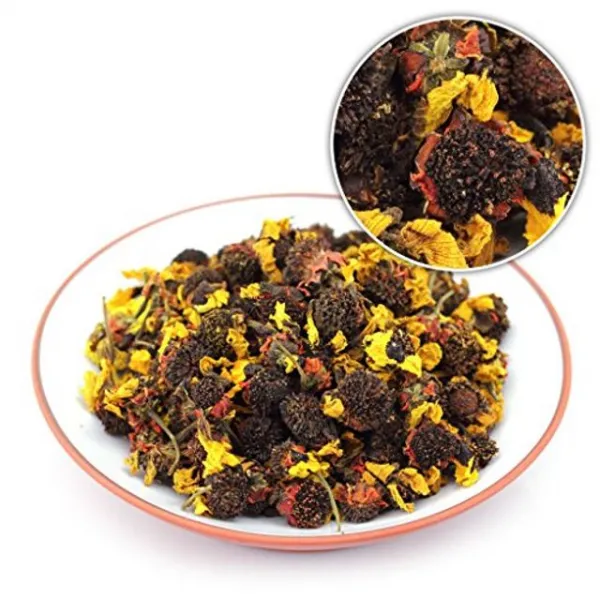 GOARTEA 500g (17.6 프리미엄 순수 야생 Kunlun 큰 금 계 국 tinctoria 눈 국화 꽃 허브 차, 1
