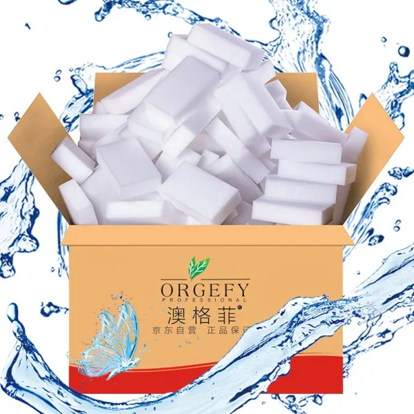 마카오 그피(ORGEFY) 80편 나노 스펀지 마력 닦다 소백화 신기하다 청소하다 걸레 설거지용 주방 백정 베 양상 100*60*20mm, 상세페이지 참조
