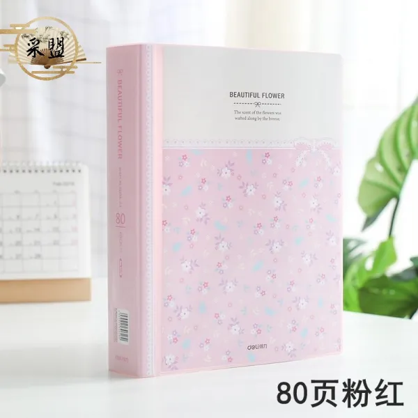 마치 글로벌 수납정리파우치 플라워 생산 검사 수납가방 병력 분류 주머니 레노트 홈 보험 단회의 책 B극 화학 실험 80 페이지 분홍