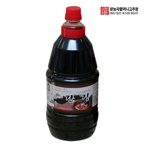 순창문능자할머니 기능장인 전통 옛날맛 간장 1.8L, 1개