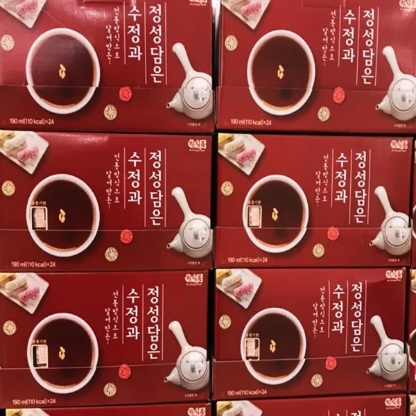 정식품 정성담은 수정과 190mlx24개입, 1