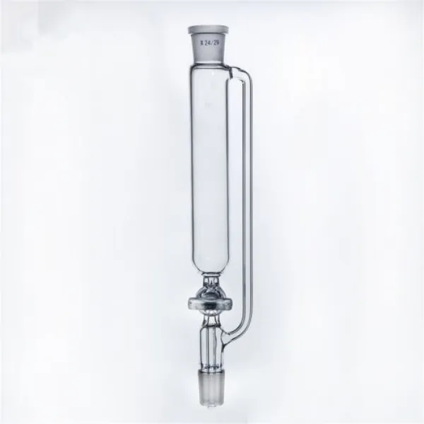 [해외] 유리 스톱 콕이있는 50 ML 2429 조인트 랩 압력 균등화 드롭 깔때기 기둥, 상세내용표시