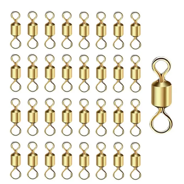 씨케이 / 티탄 골드 도래 / 덕용 / 50개 세트 / 부식에 강하다 / 고속 회전 / 찌낚시 / 루어낚시 / 원투 낚시 / 자작 채비