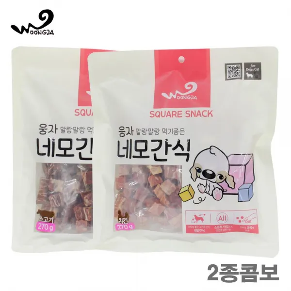 신선 좋은재료 견주안심 만족 간식 2종 트릿 큐브간식, 1개