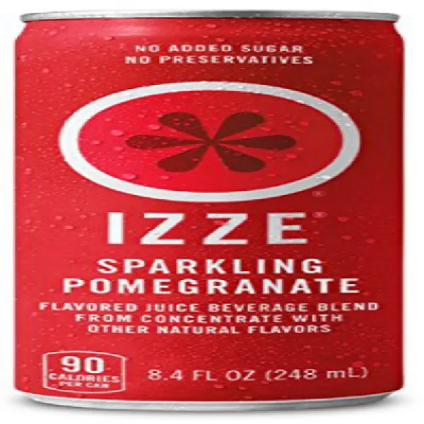 IZZE Fortified Sparkling Juice Pomegranate Pack of 24 8.4 oz Cans 석류 IZZE 요새화 된 스파클링 주스 석류 팩 2, 1