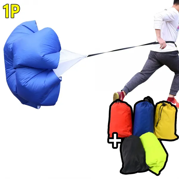 운동회 게임 이벤트용 공기저항 달리기 낙하산 블랙