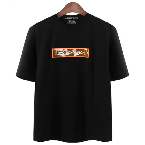 빅사이즈 2XL 3XL 4XL PVC 반팔 라운드티 NDD762T