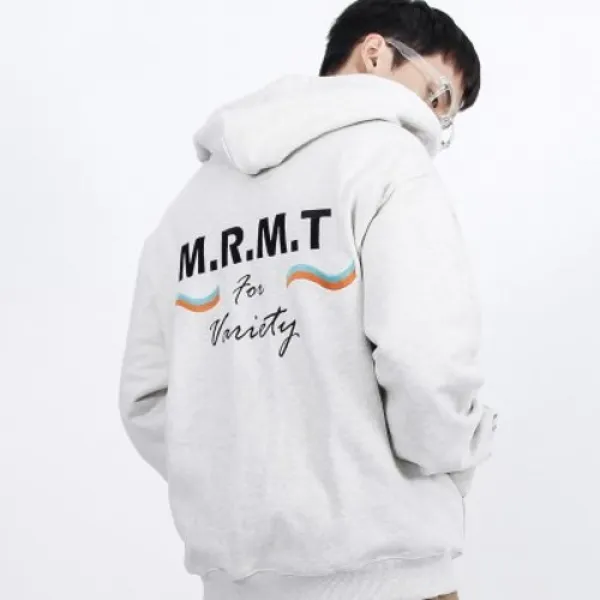 [텐바이텐] (UNISEX)950g Heavy M Logo Hood Zip-up (OATMEAL)