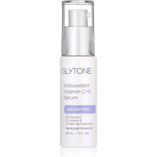 Glytone Age-Defying 비타민 C + E 세럼 홍차 플라보노이드 항산화 제 자유 라디칼 보호 환경 침범, 단일상품
