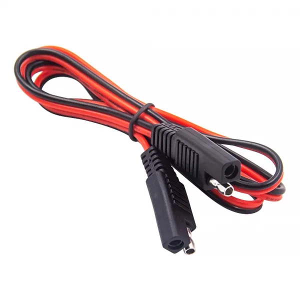 SAE 터미널 확장 어댑터 케이블 솔라 패널 익스텐더 보트 오토바이 전기 액세서리 교체 1 미터, 유형1