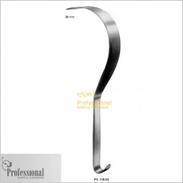 [개창기구] PROFESSIONAL 디버리드렉타 30cm 38mm (DEAVER RETRACTOR FLEXIABLE) PY-118.03, 1개