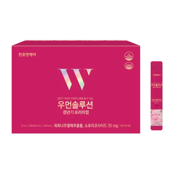 갱년기영양제 천호엔케어 우먼솔루션 20ml X30포/3박스 총 90포 회화나무열매 여성갱년기증상 40대엄마선물 60대여성 어버이날 엄마선물 가정의달