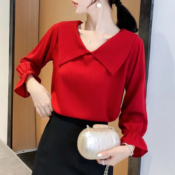 kirahosi 여자 여름 쉬폰시스루셔츠 시스루블라우스 173호+ 덧신 증정 DFxzsngv