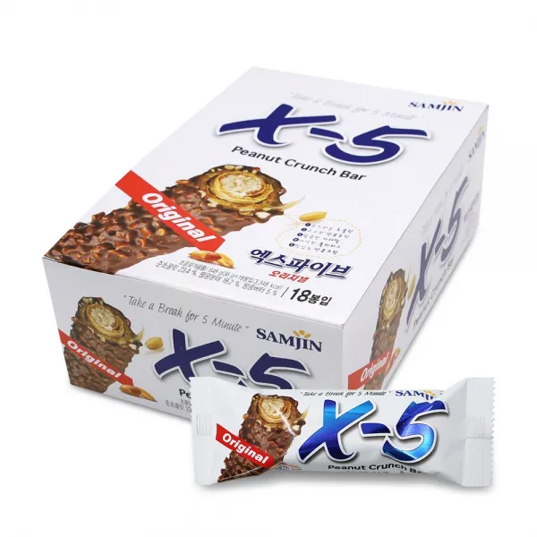 삼진 엑스파이브 오리지널 36gx18개 1통 유통기한21.7.25 1통